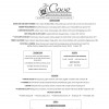 Menu | The Cove Restaurant & Marina