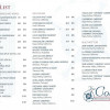 Menu The Cove Restaurant & Marina